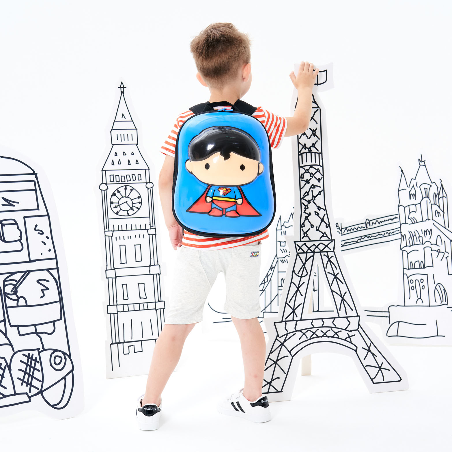 DC 正義聯盟超人書包 CAPPE-91104