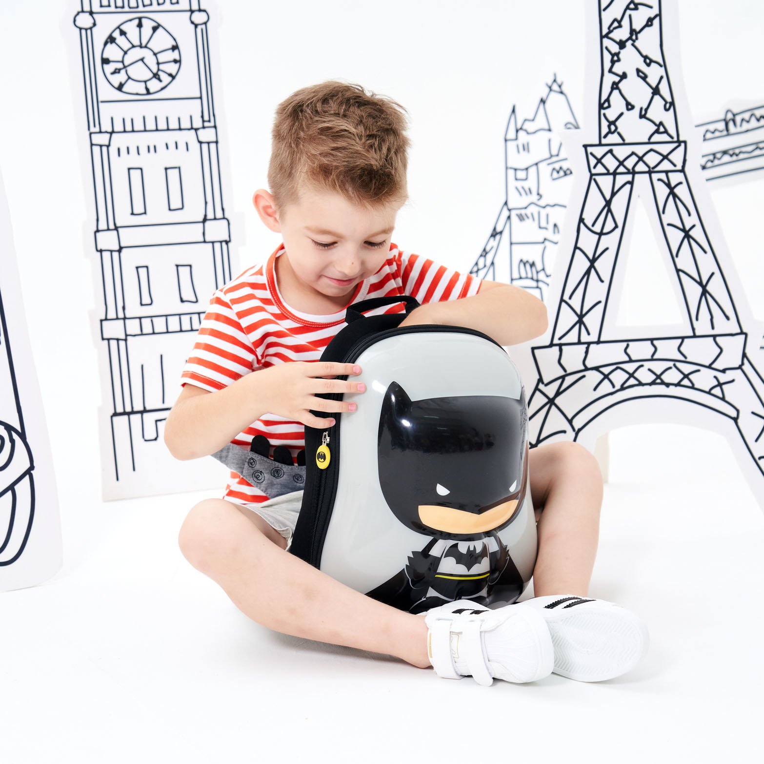 DC 正義聯盟蝙蝠俠書包 CAPPE-91103