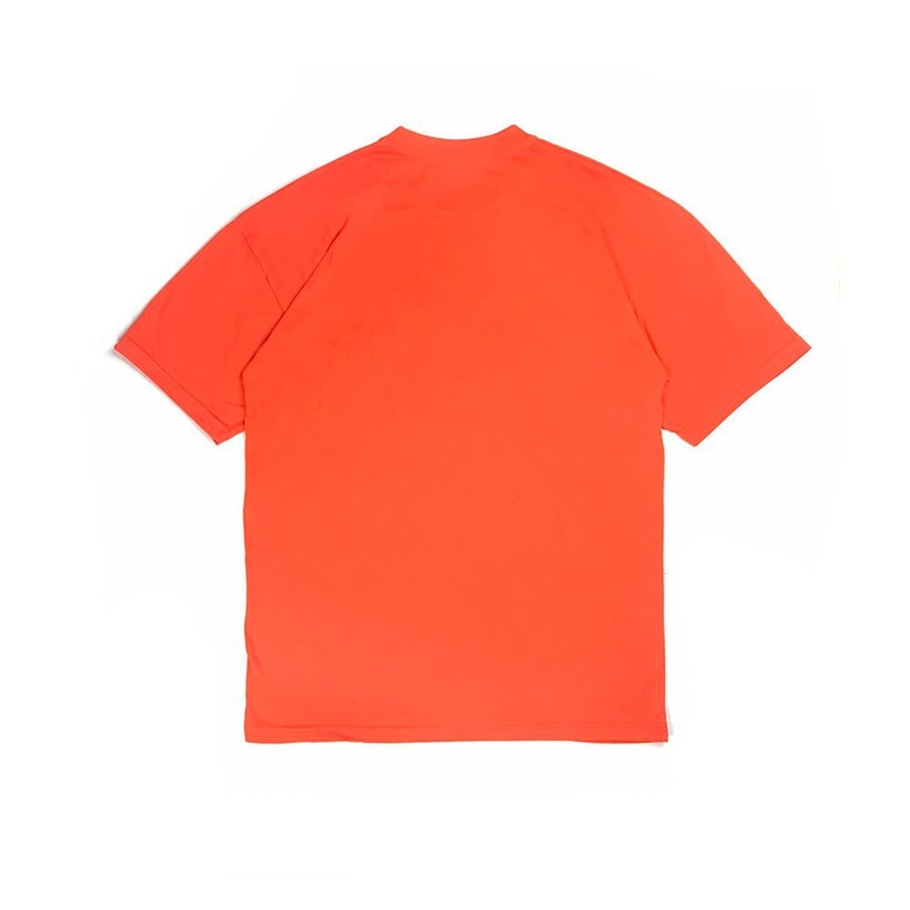 COCOA$ 電繡LOGO短T-橘黑配色