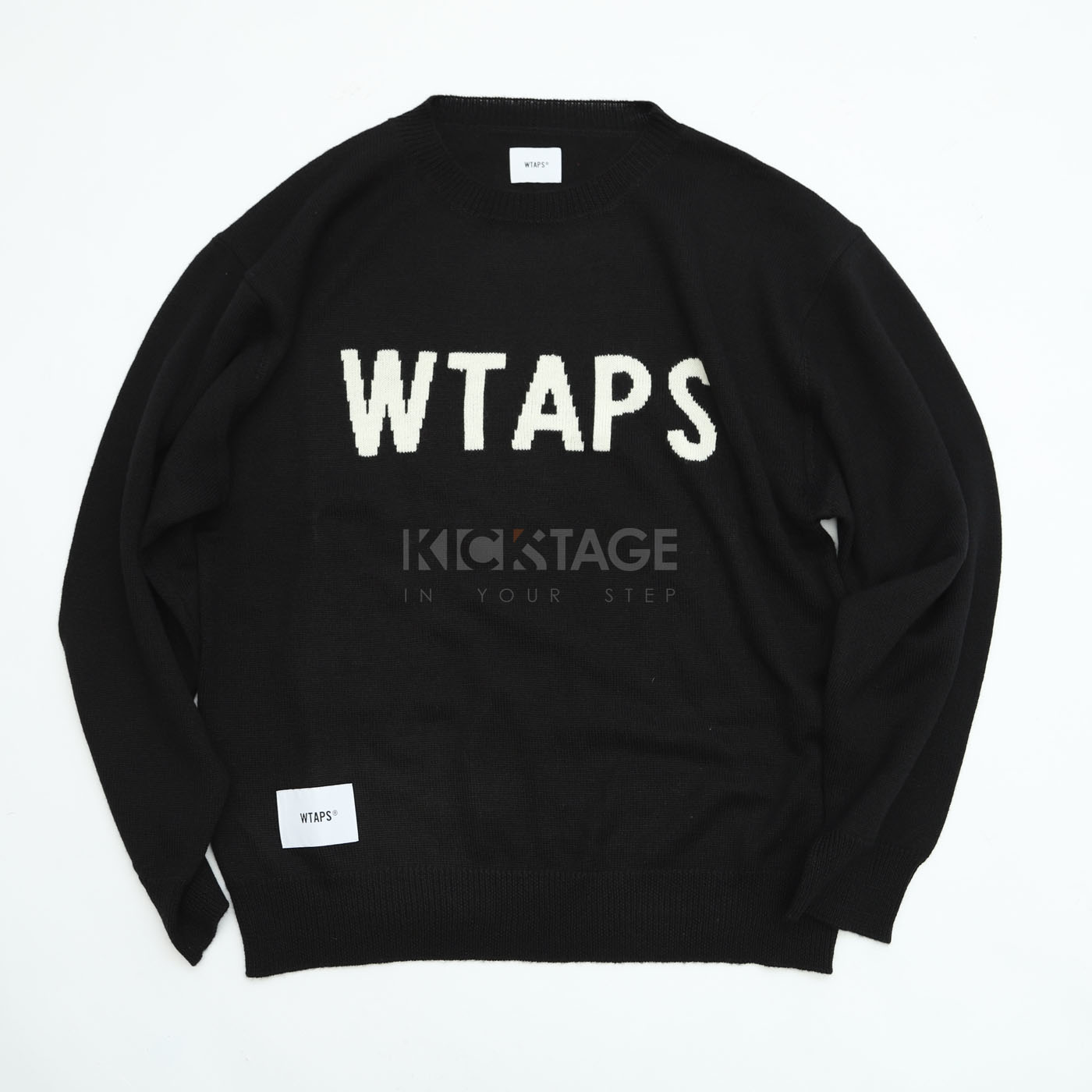 WTAPS DECK / SWEATER. WOAC 黑色針織毛衣