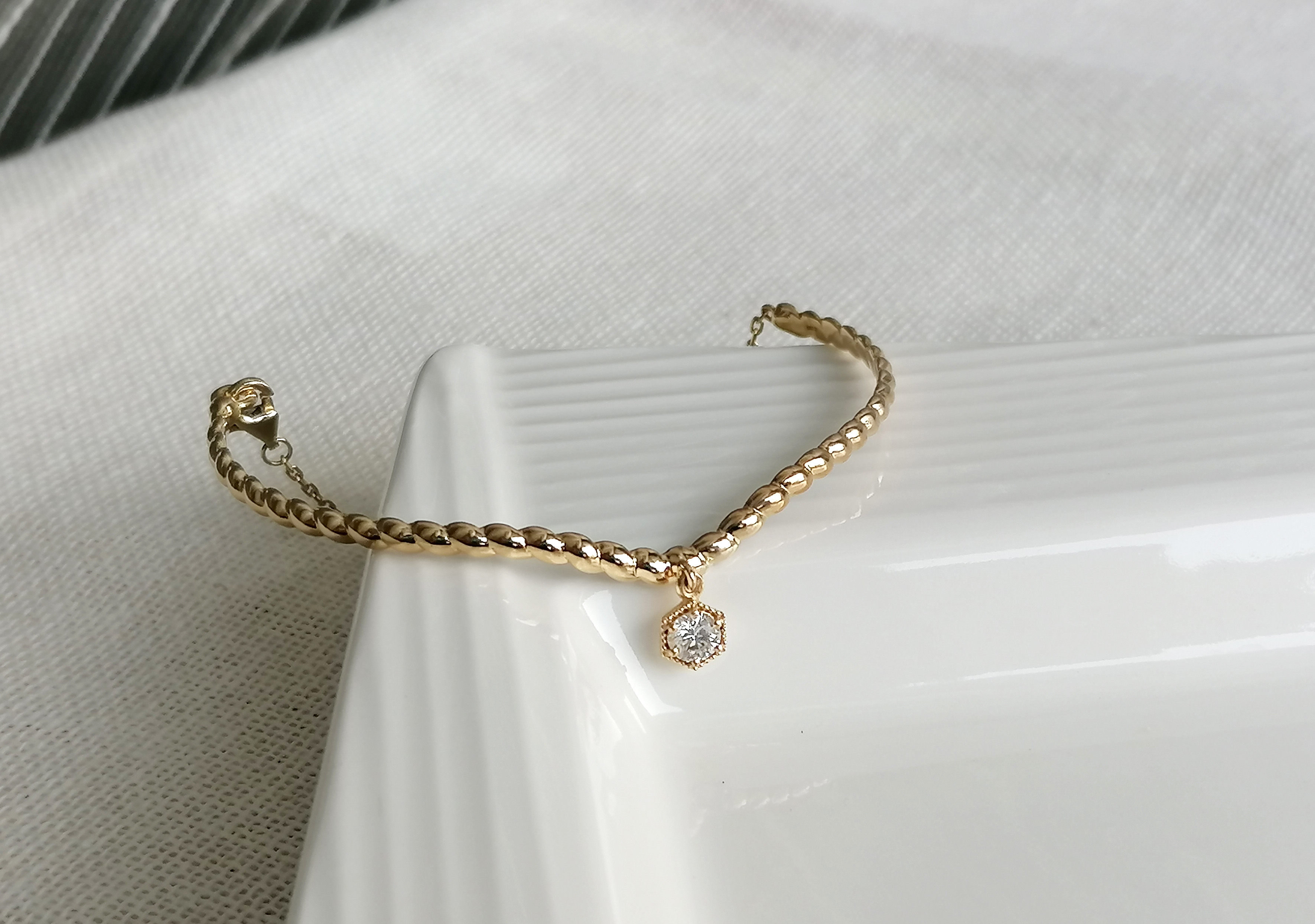 ｜巨星丰采｜14K 鑽石手環