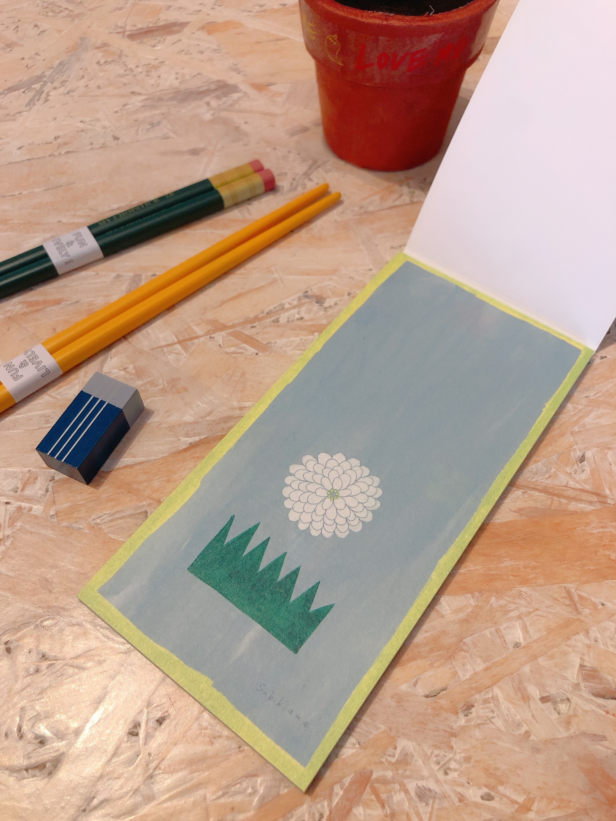 Subikiawa 插畫便條紙