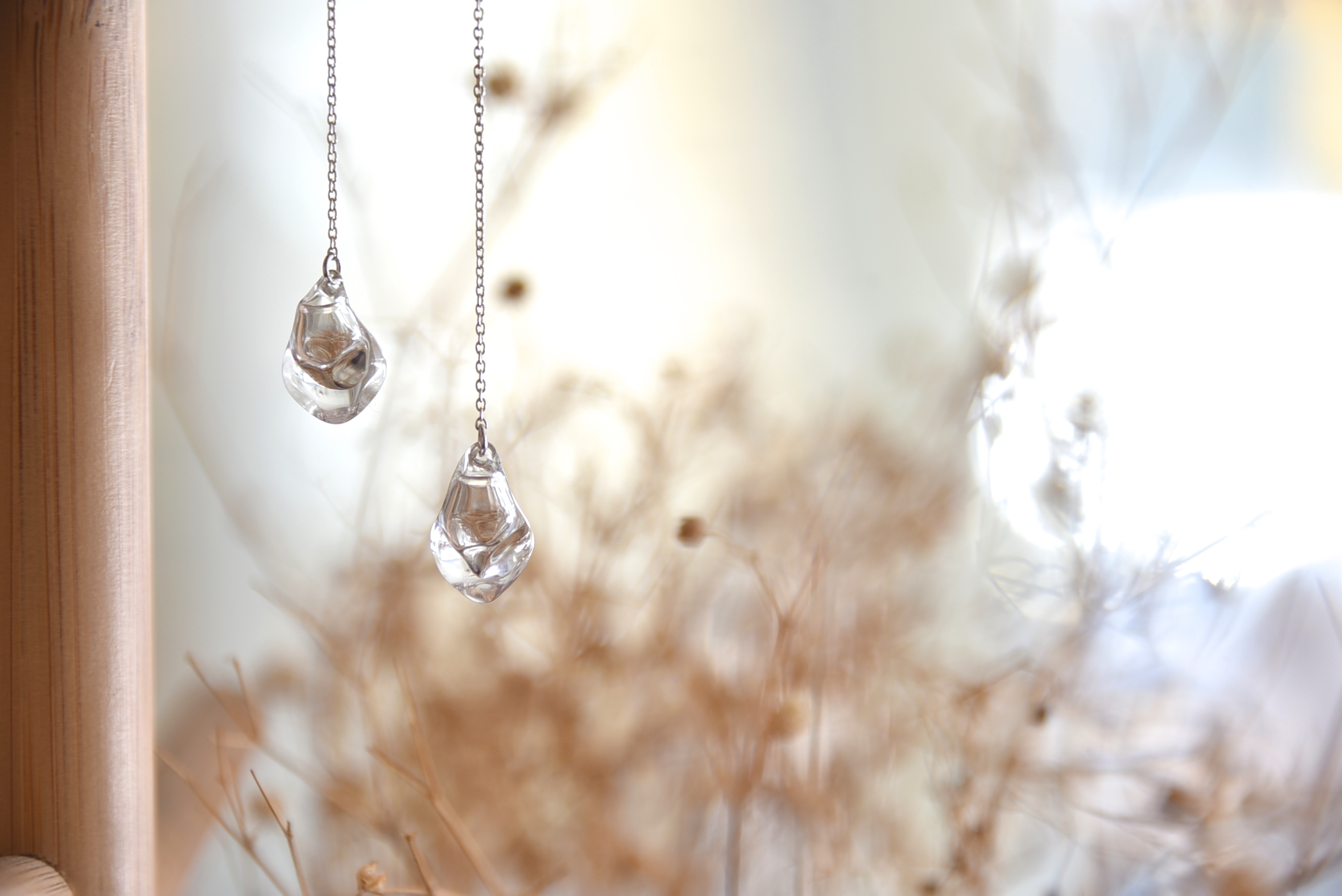 芳香飾品 | 精油長耳環．垂墜式