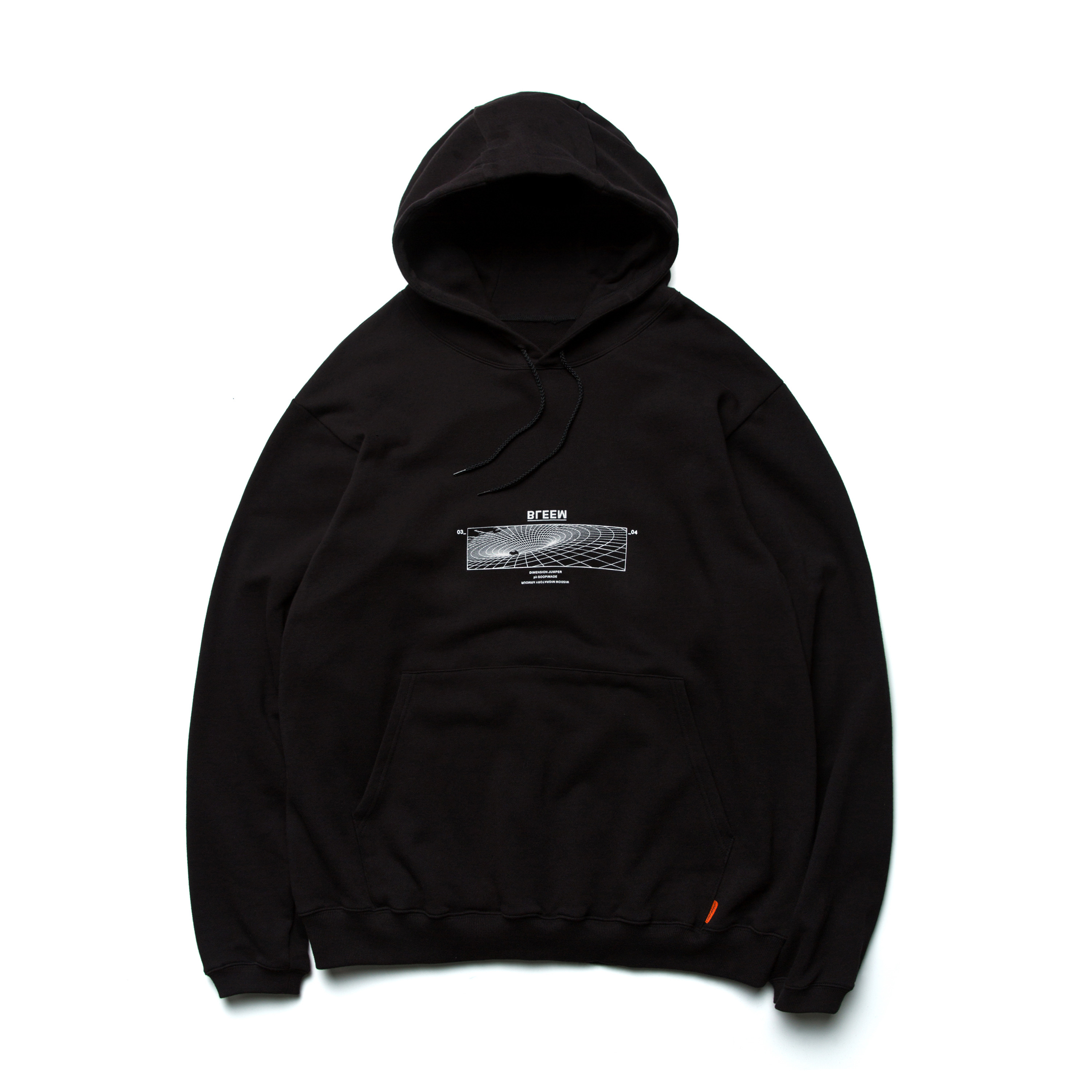 GOOPiMADE x WISDOM GL-04 “BLEEMS EXISTS” Hoodie Black
