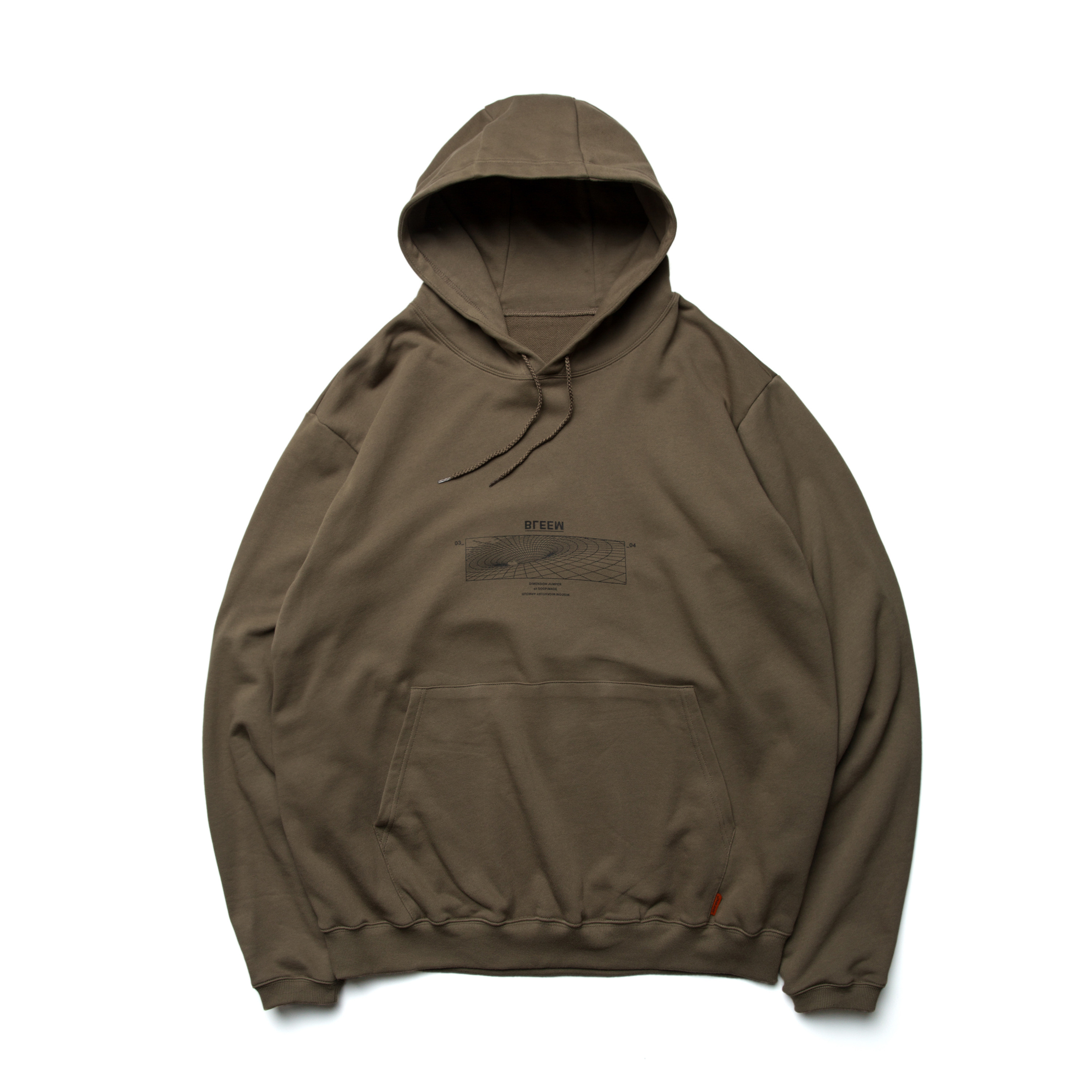 GOOPiMADE x WISDOM GL-04 “BLEEMS EXISTS” Hoodie Sand