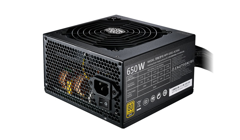米特3C數位–酷碼 MWE GOLD 650W 金牌 直出線 電源供應器/MPY-6501-ACAAG