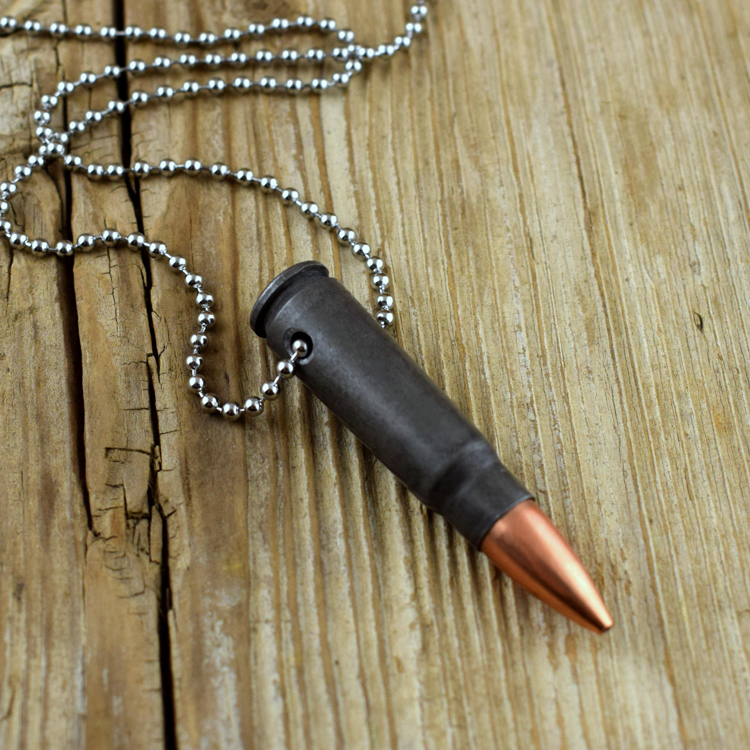 美國 Bullet - AK47 步槍子彈項鍊（槍灰特別版）