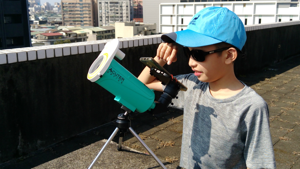 【迷你馬】60mm 望遠鏡 太陽觀測組合,太陽望遠鏡,兒童用太陽望遠鏡