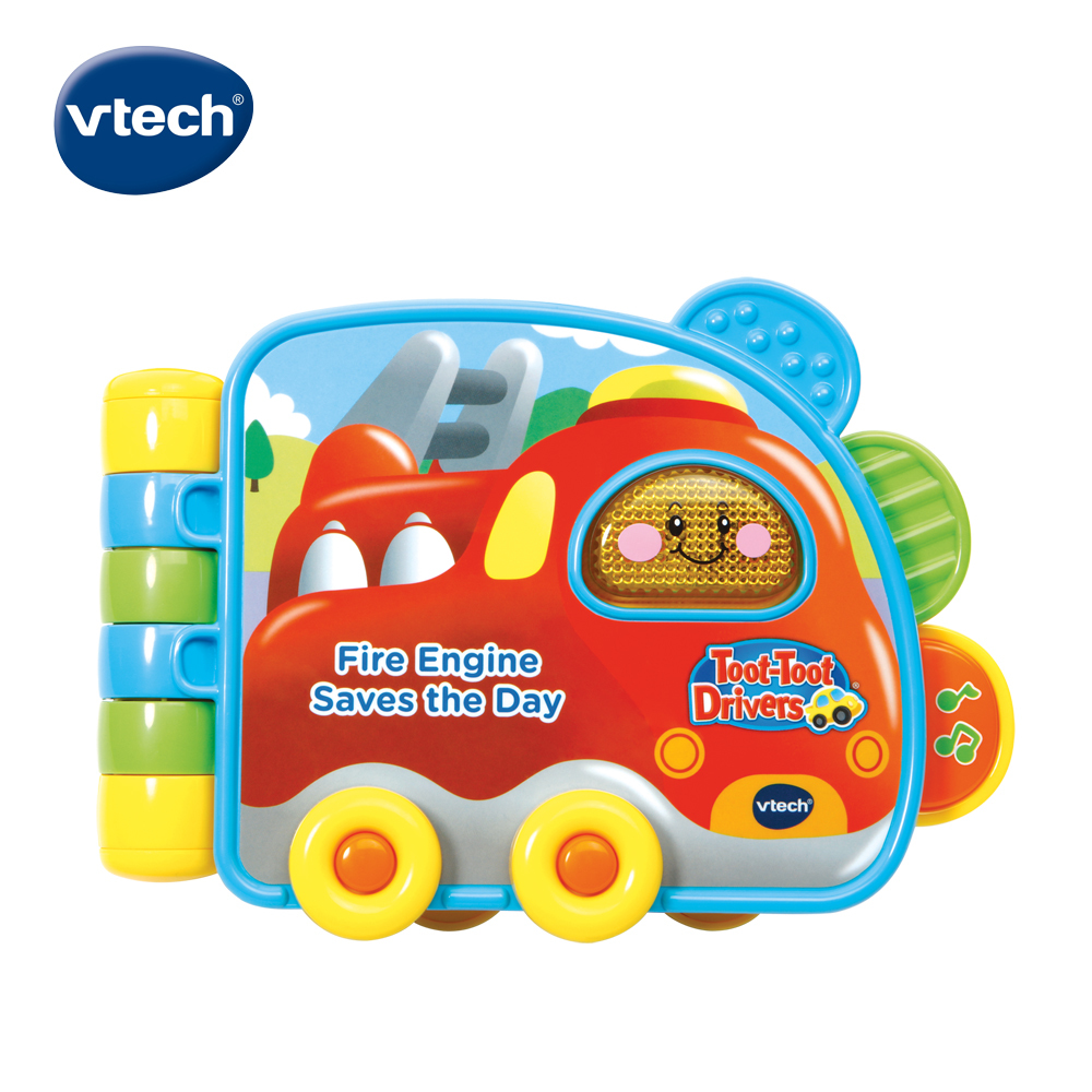 Vtech 嘟嘟車生活翻翻書-消防車