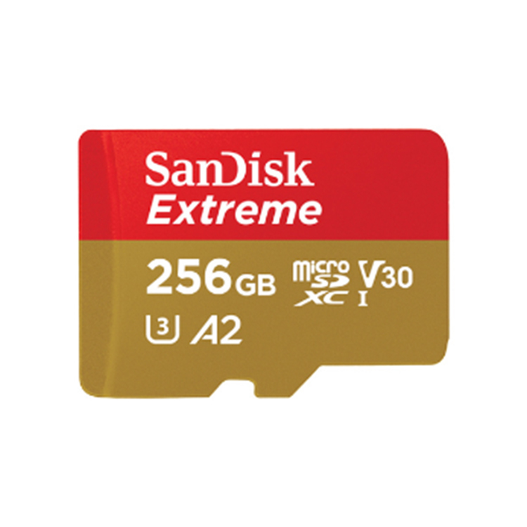 SanDisk Extreme microSD UHS-I(V30)(A2) 256GB 記憶卡