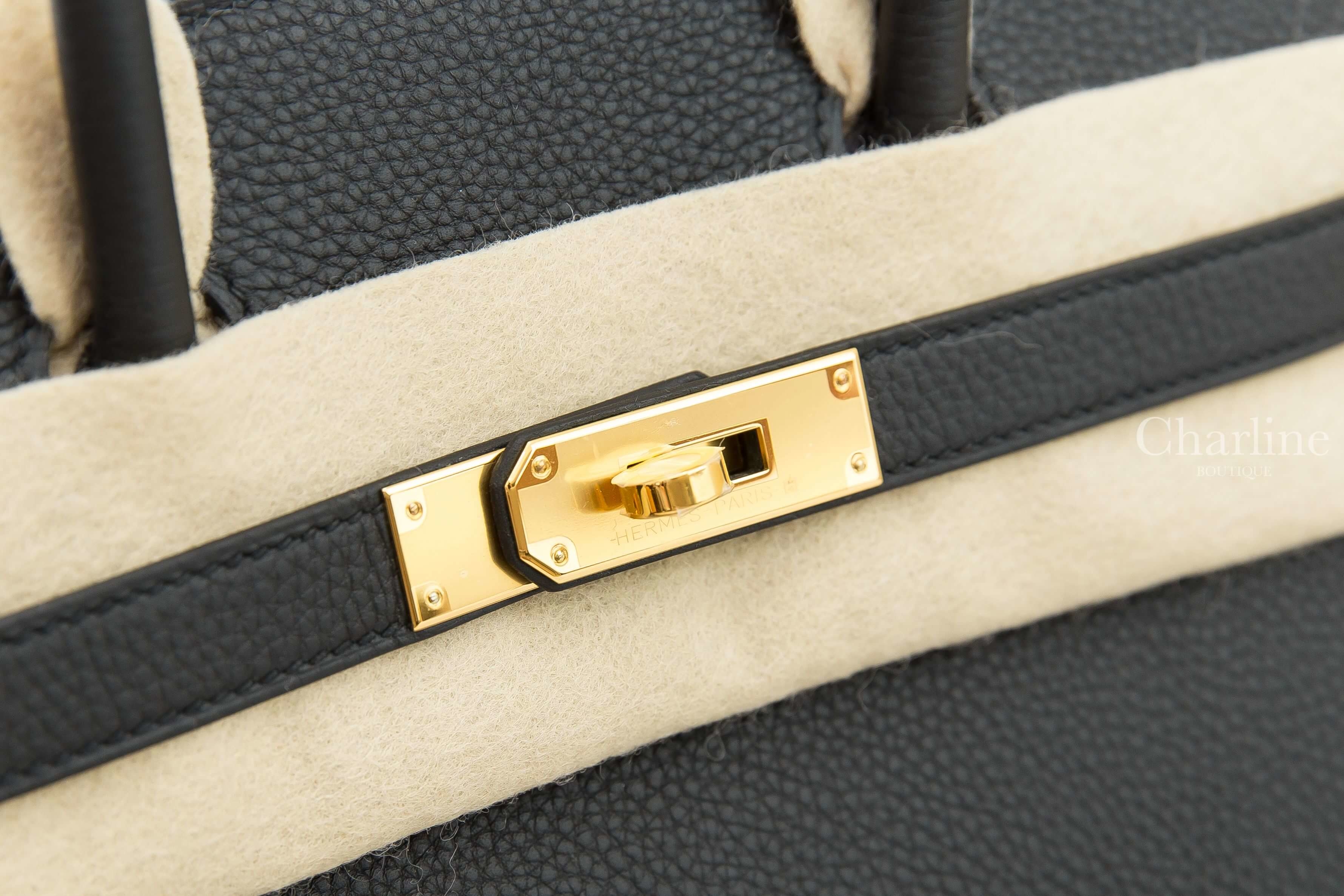 Hermès Birkin 30cm 89 Noir Togo 黑色金釦鉑金包