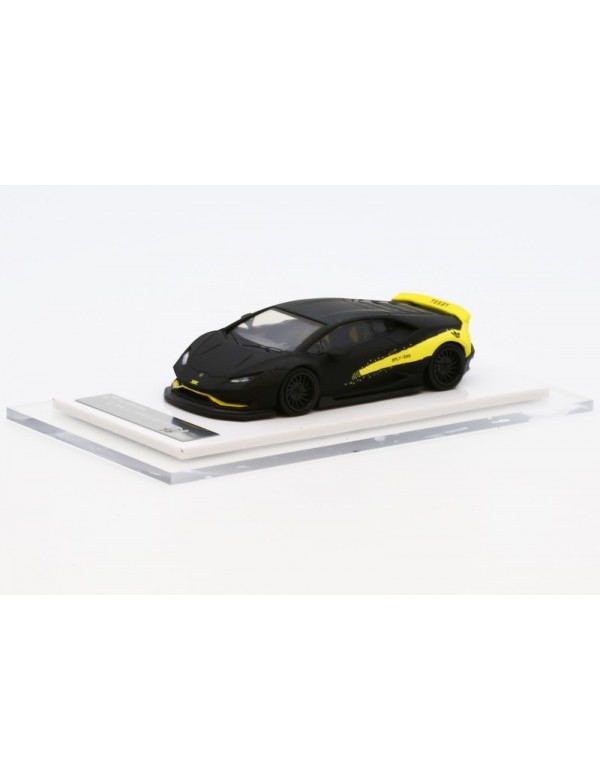 1/64 Liberty Walk LB Performance Huracan LB610 (Mett Black/Yellow) (LB610-022)