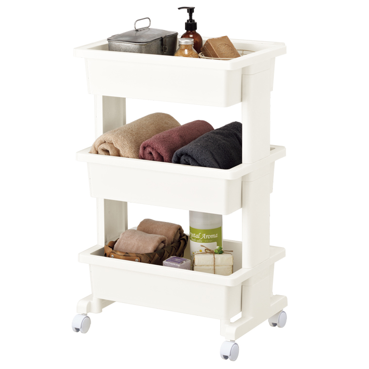 【日本 JEJ ASTAGE】LISE MOBILE WAGON組合式置物籃行動推車