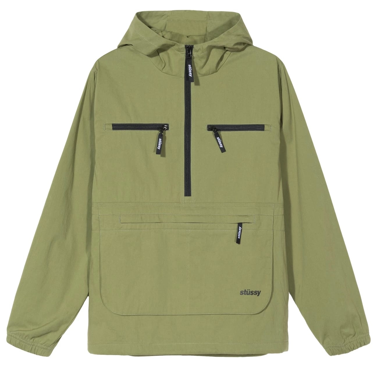 [現貨] STUSSY BIG POCKET ANORAK MOSS