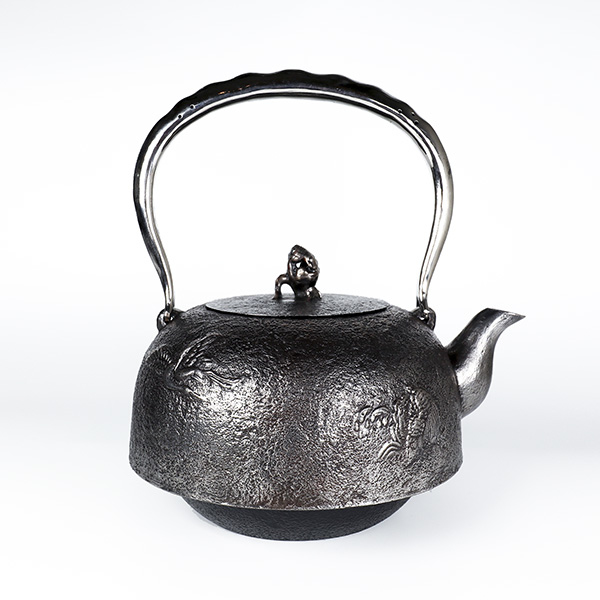 【齊峰】平南部型 龜鶴 砂鐵壺2L