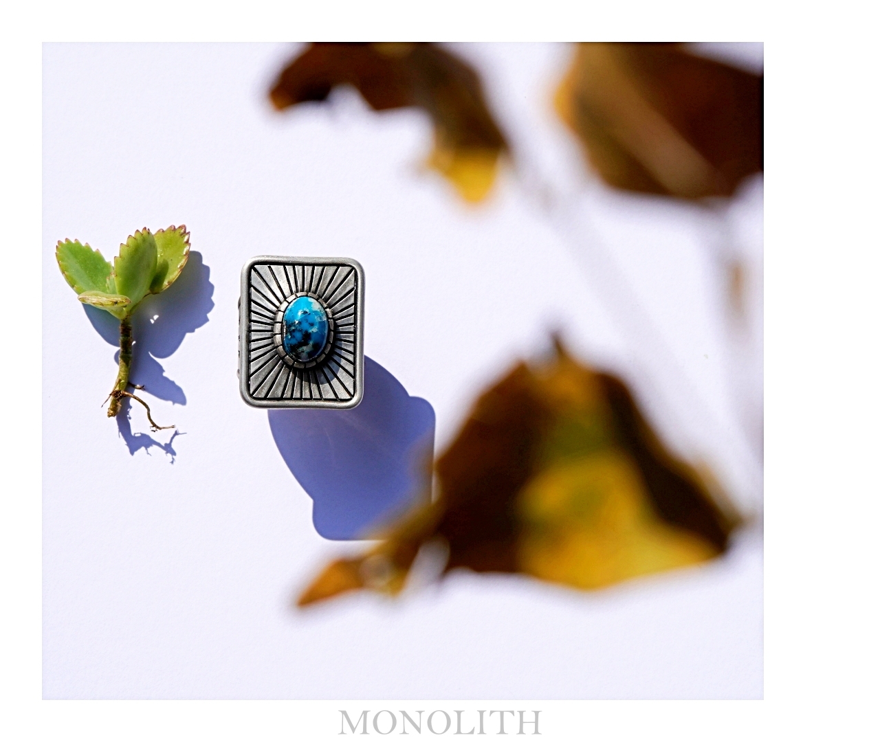 Ithaca Peak sunburst 打印舊化【 戒指 】