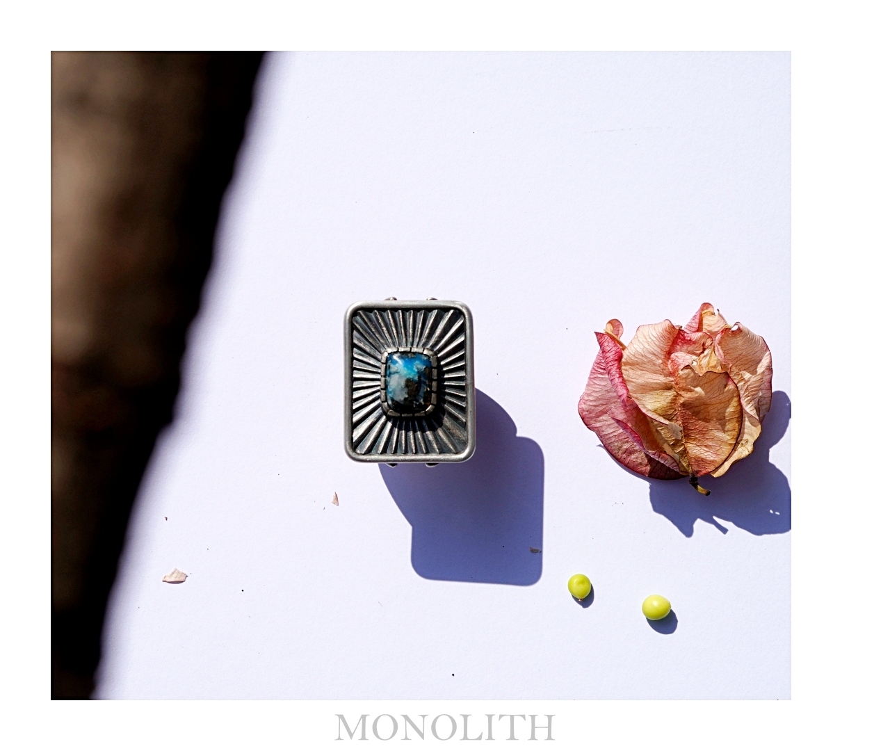 Ithaca Peak sunburst 打印舊化【 戒指 】