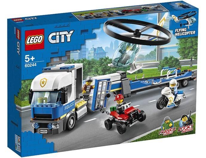 LEGO 60244 City - Police Helicopter Transport