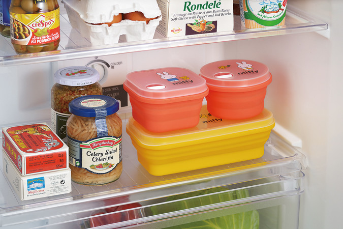 日本直送 | Miffy 可摺疊矽膠食物盒