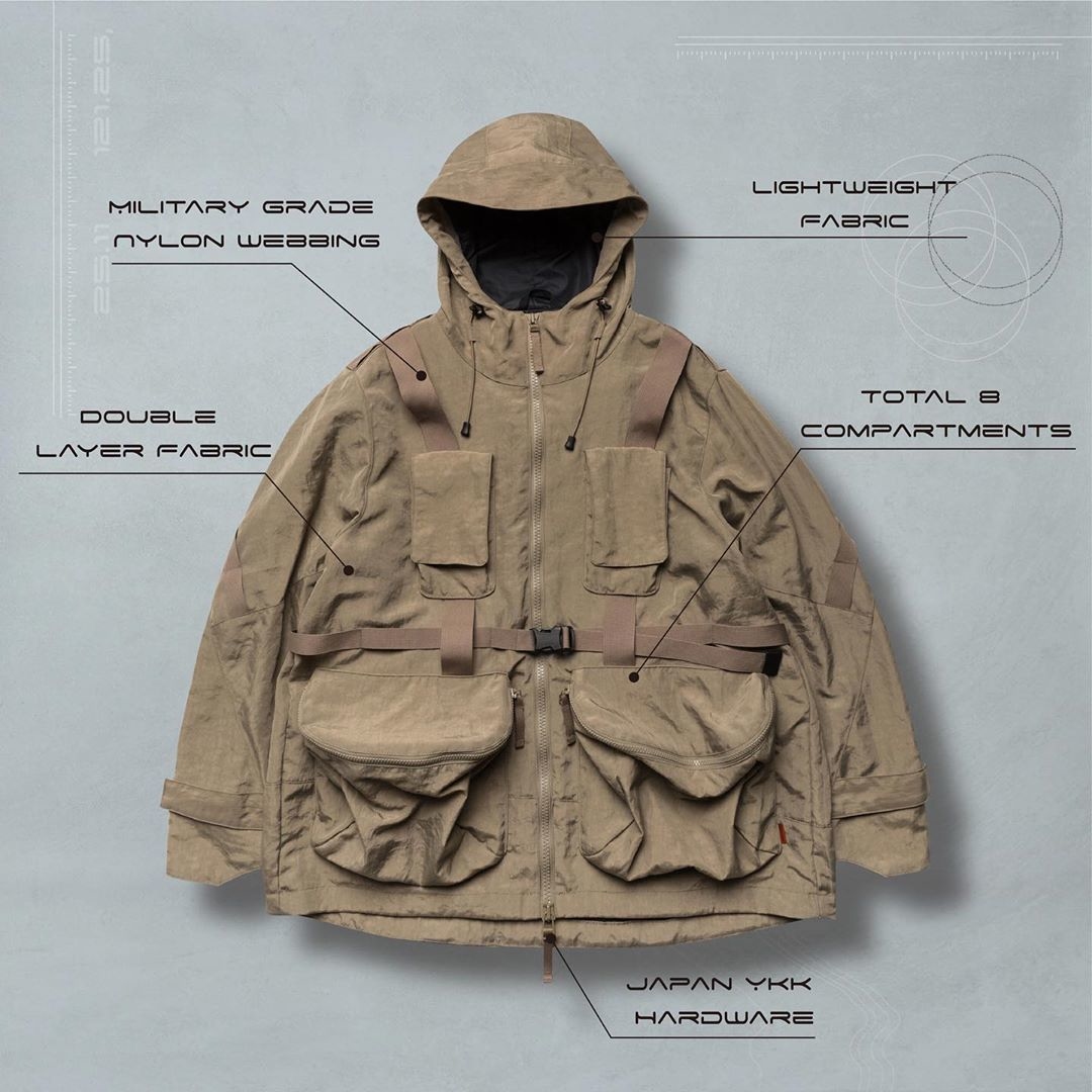 GOOPiMADE x WISDOM TimeTraveler 3D-Parka