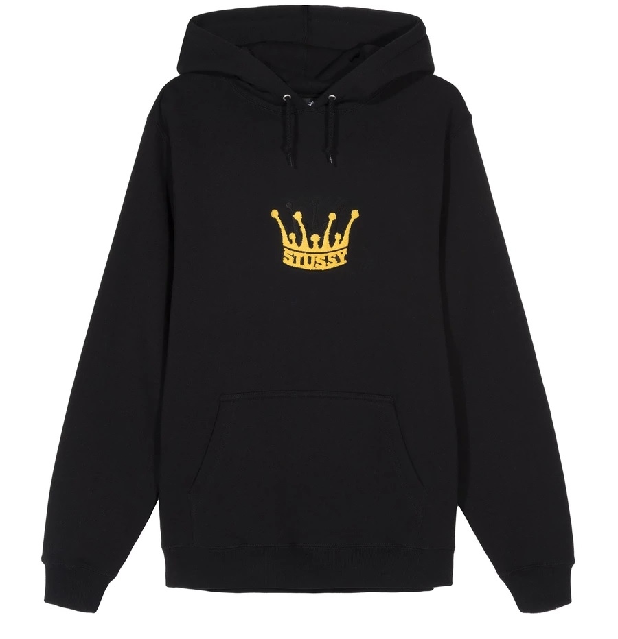 [現貨] STUSSY CHENILLE CROWN HOOD BLACK