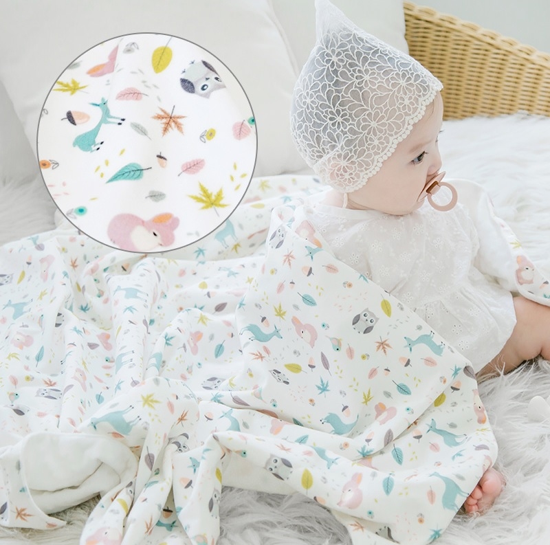 韓國 Bebenuvo 雙面小柔毯