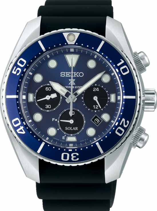 萬年鐘錶 - SEIKO PROSPEX   進化版 三眼水鬼  太陽能潛水錶  DIVER SCUBA  V192  / SSC759J1  錶徑45MM