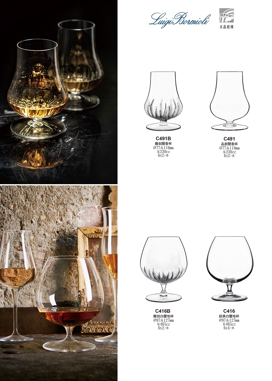 Luigi bormioli 雕刻聞香杯 230cc