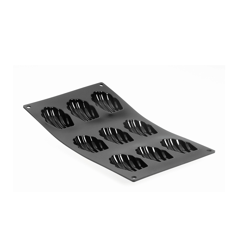 黑軟矽膠模系列-瑪德蓮烤模