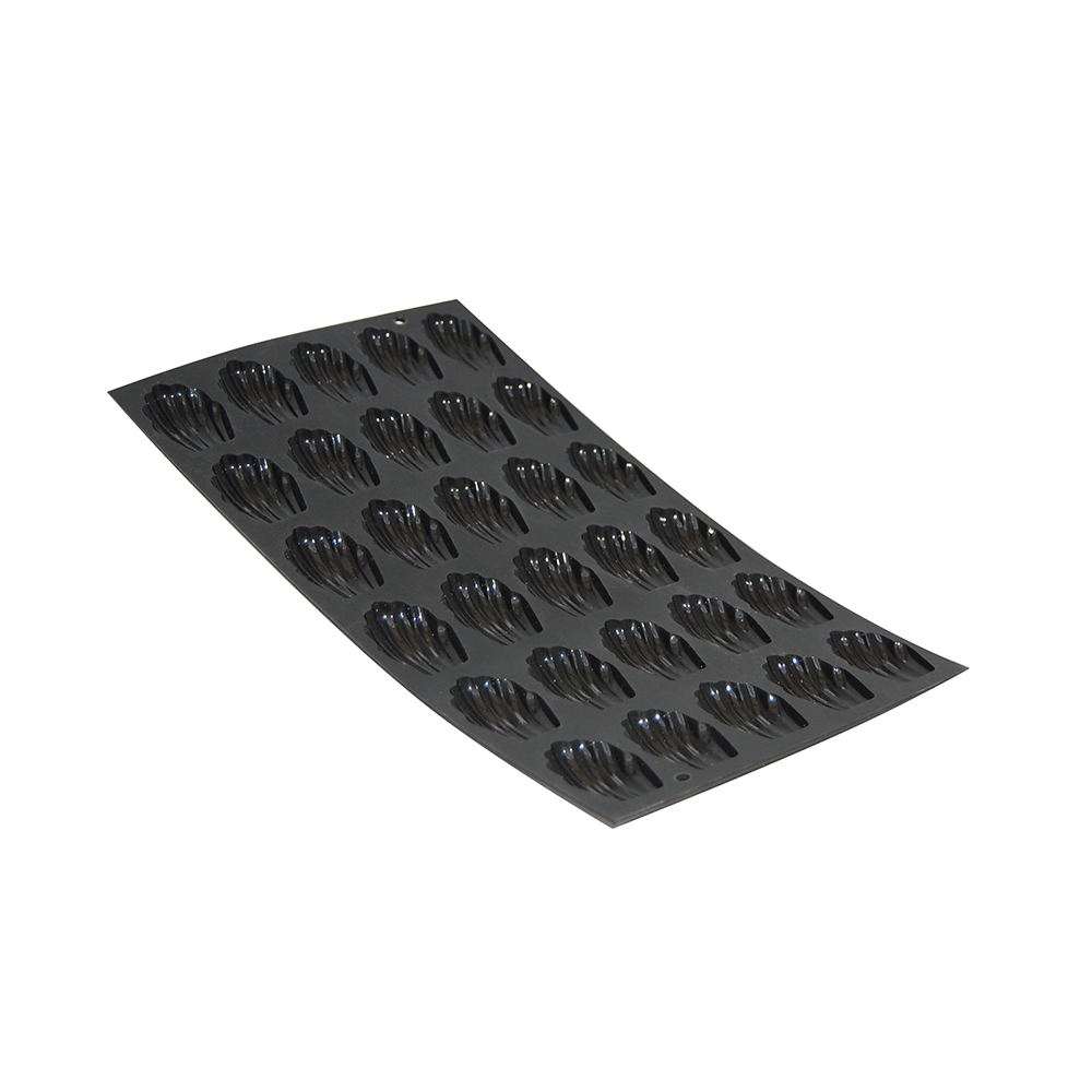 黑軟矽膠模系列-瑪德蓮烤模