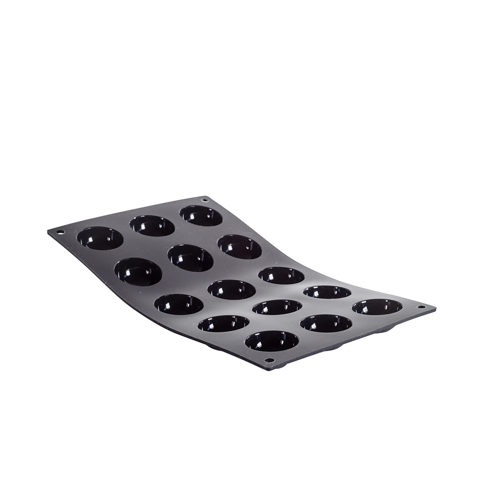 黑軟矽膠模系列-半圓形蛋糕烤模