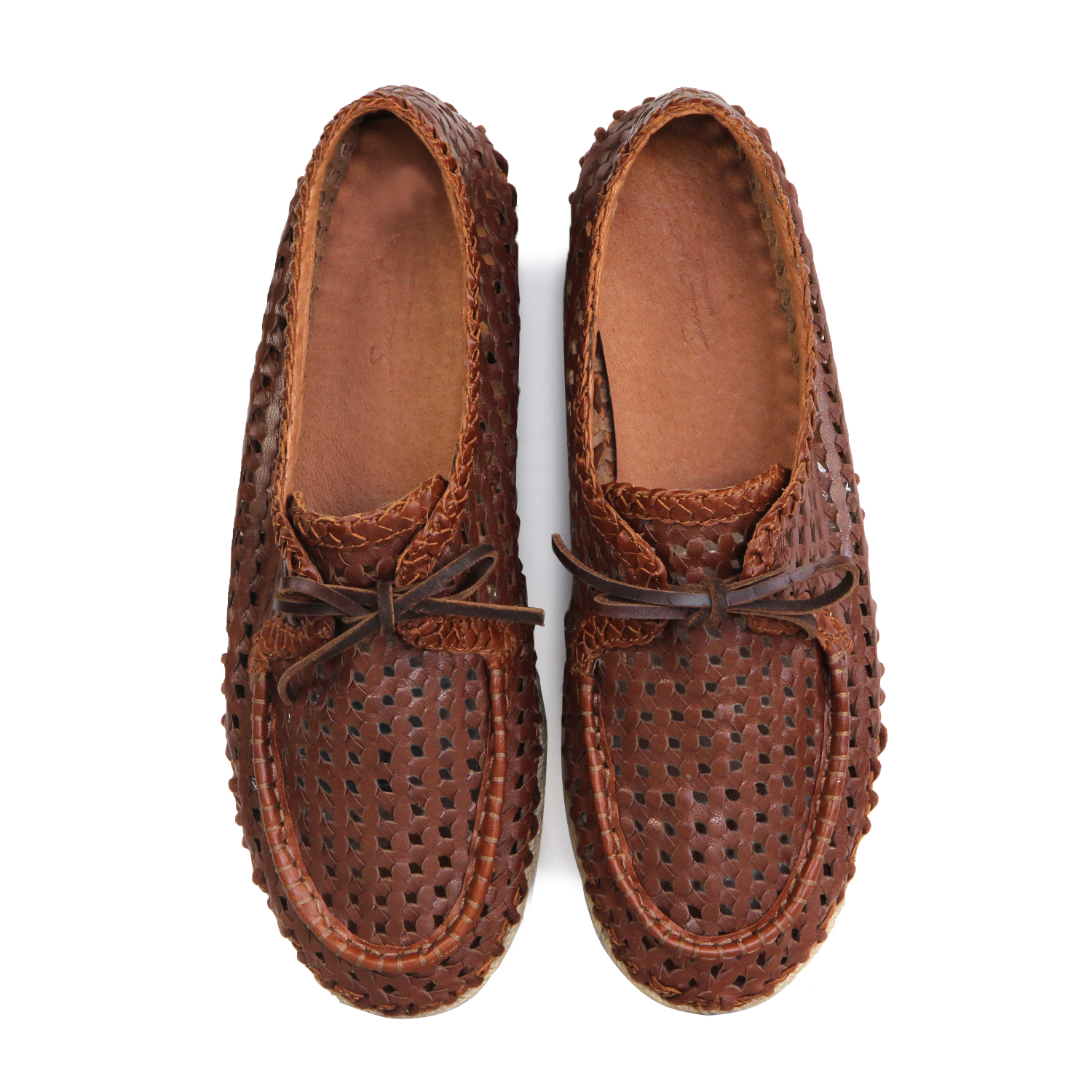 Mosaic Snoop M1215 Brown Leather Boat Shoes