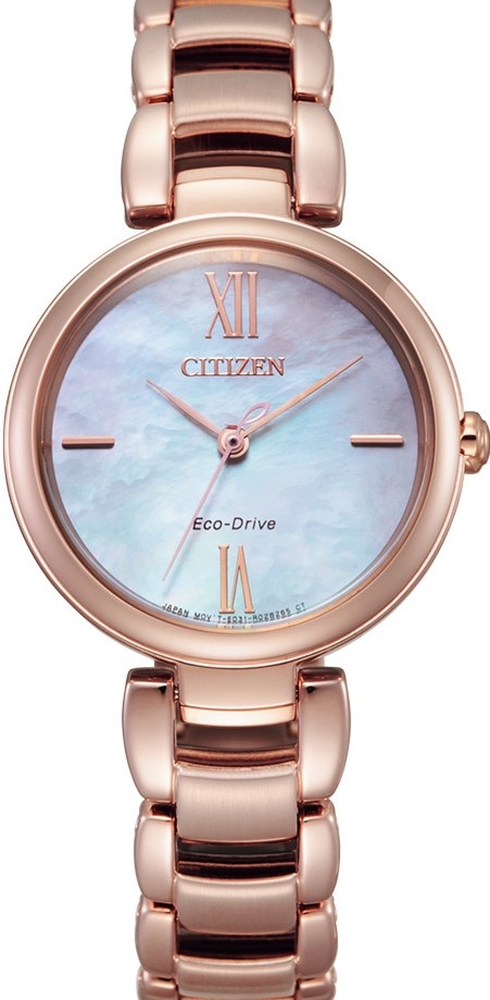 萬年鐘錶 - Citizen 星辰錶   光動能 女錶  EM0532-85D   表徑 28.7MM