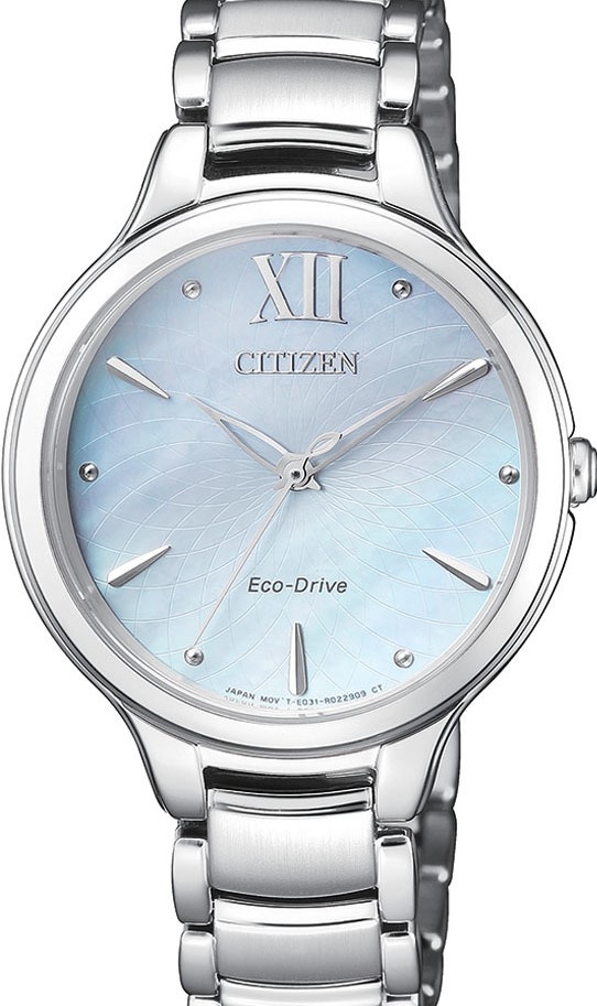 萬年鐘錶 - Citizen 星辰錶   光動能 女錶  EM0550-83N   表徑 32.3MM