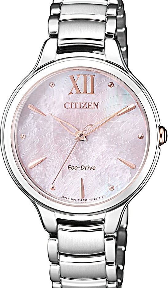 萬年鐘錶 - Citizen 星辰錶   光動能 女錶  EM0558-81Y   表徑 32.3MM
