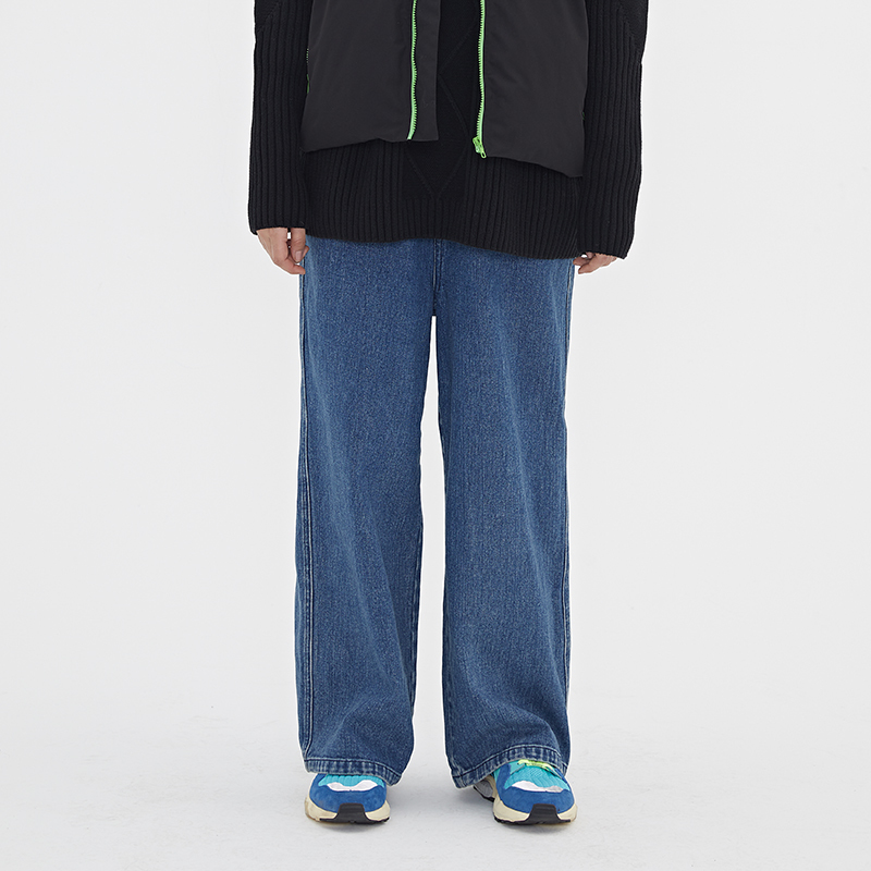 復古水洗牛仔褲 / M / 不提供退換貨