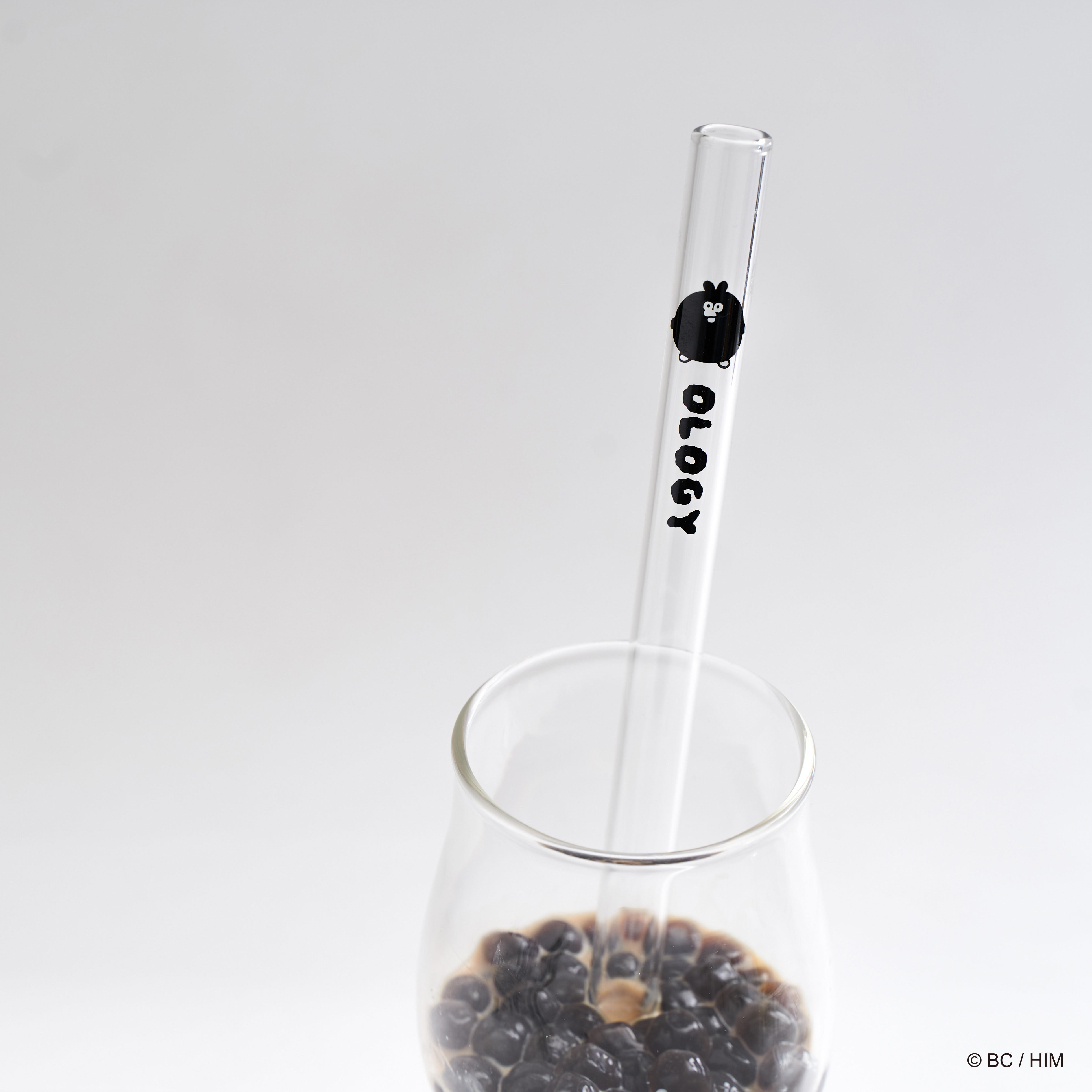 【奧樂雞，喝起來！】 玻璃吸管攜帶組（含1粗1細玻璃吸管＋專屬帆布袋＋清潔刷）掰掰啾啾