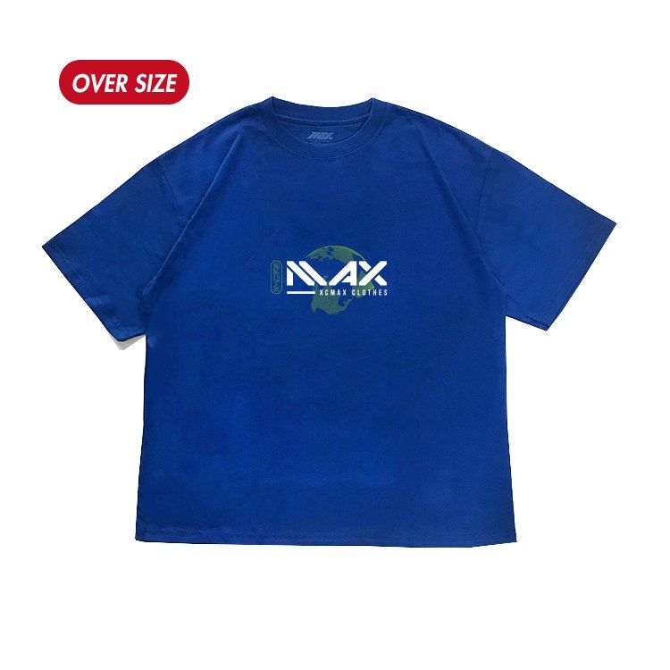 MAXXC 歡迎光臨未來短T-寶藍