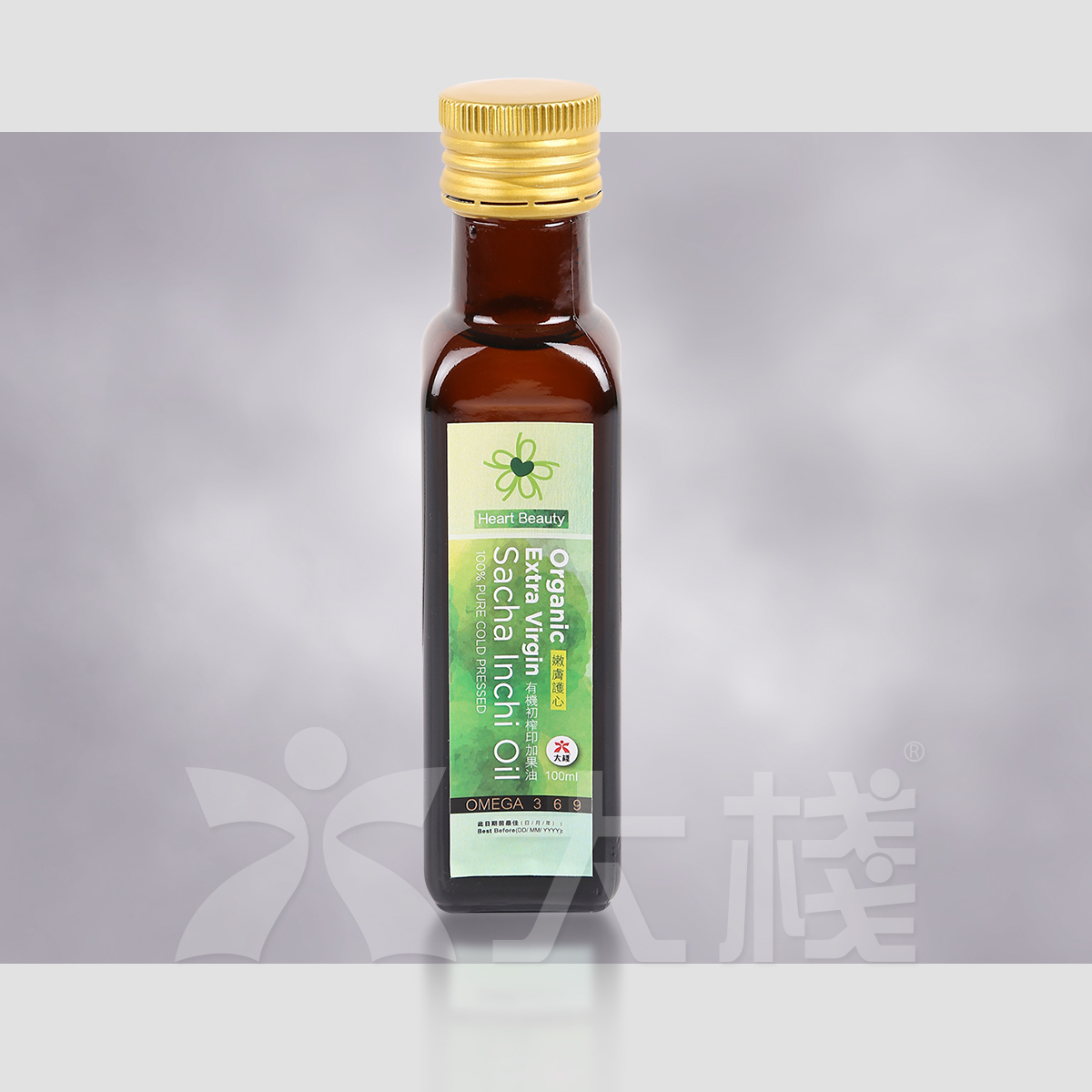 "HeartBeauty" 嫩膚護心印加果油100毫升 (100%冷壓有機初榨)