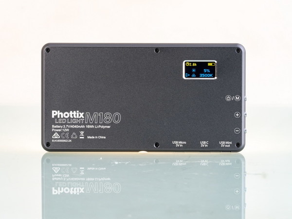 Phottix M180 LEDライト Phottix M180 LED Light (Black) – Phottix