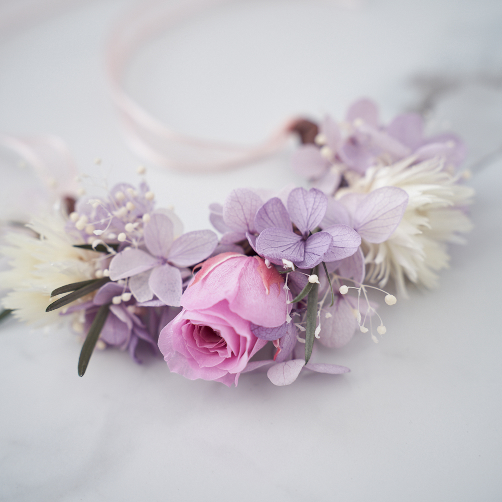 ｜不凋花手腕花 新娘手腕花 夢幻公主 神秘粉紫｜婚禮周邊 新娘配件｜