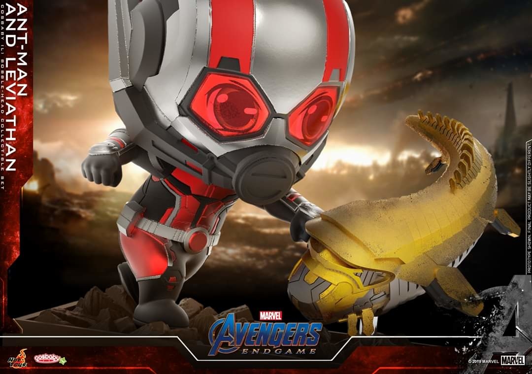 大阪限定　コスベイビー　アントマン&リヴァイアサン　2体セット　Lサイズ Hot Toys Giant Ant-Man and Leviathan Cosbaby