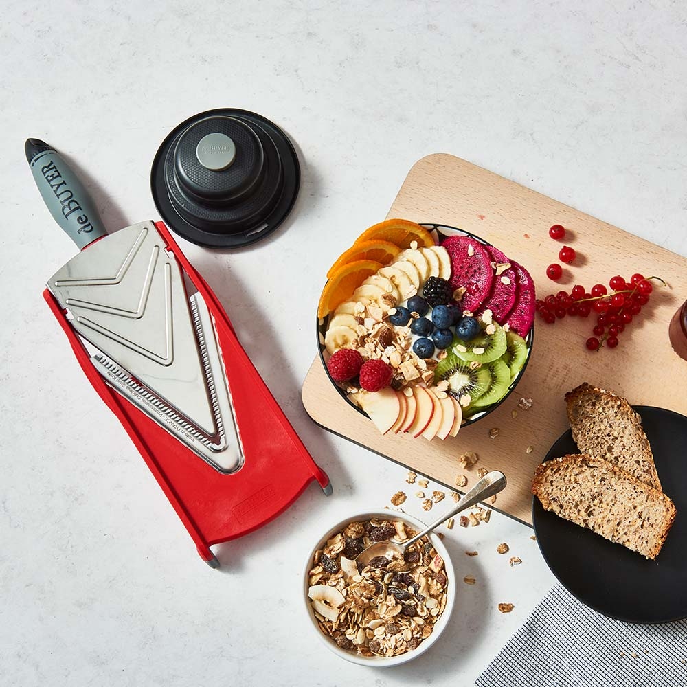 (絕版品)KOBRA AXIS曼搖蔬果切片器-桃紅