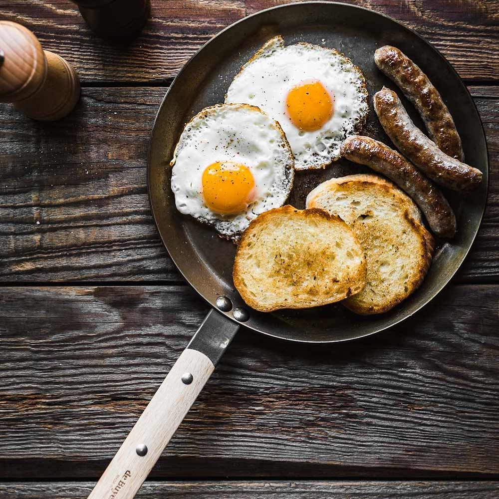 原礦蜂蠟鐵鍋 l 蜂蠟木柄可麗餅/煎餅/鬆餅/潤餅鍋