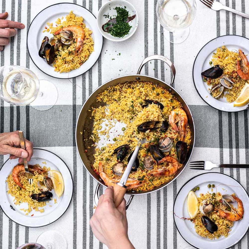 原礦蜂蠟鐵鍋 l 雙握耳平底煎鍋