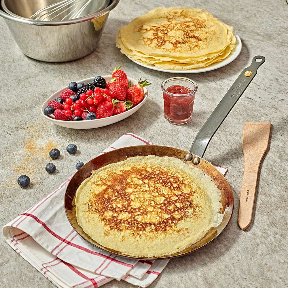 原礦蜂蠟鐵鍋 l 法式可麗餅/煎餅/鬆餅/潤餅鍋