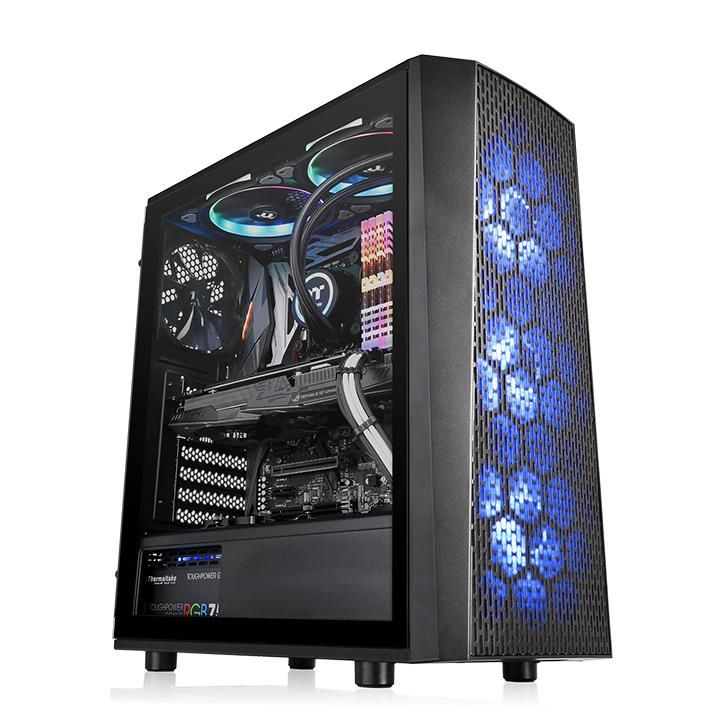 米特3C數位–曜越 Thermaltake Versa J24 TG RGB 中直立式機殼