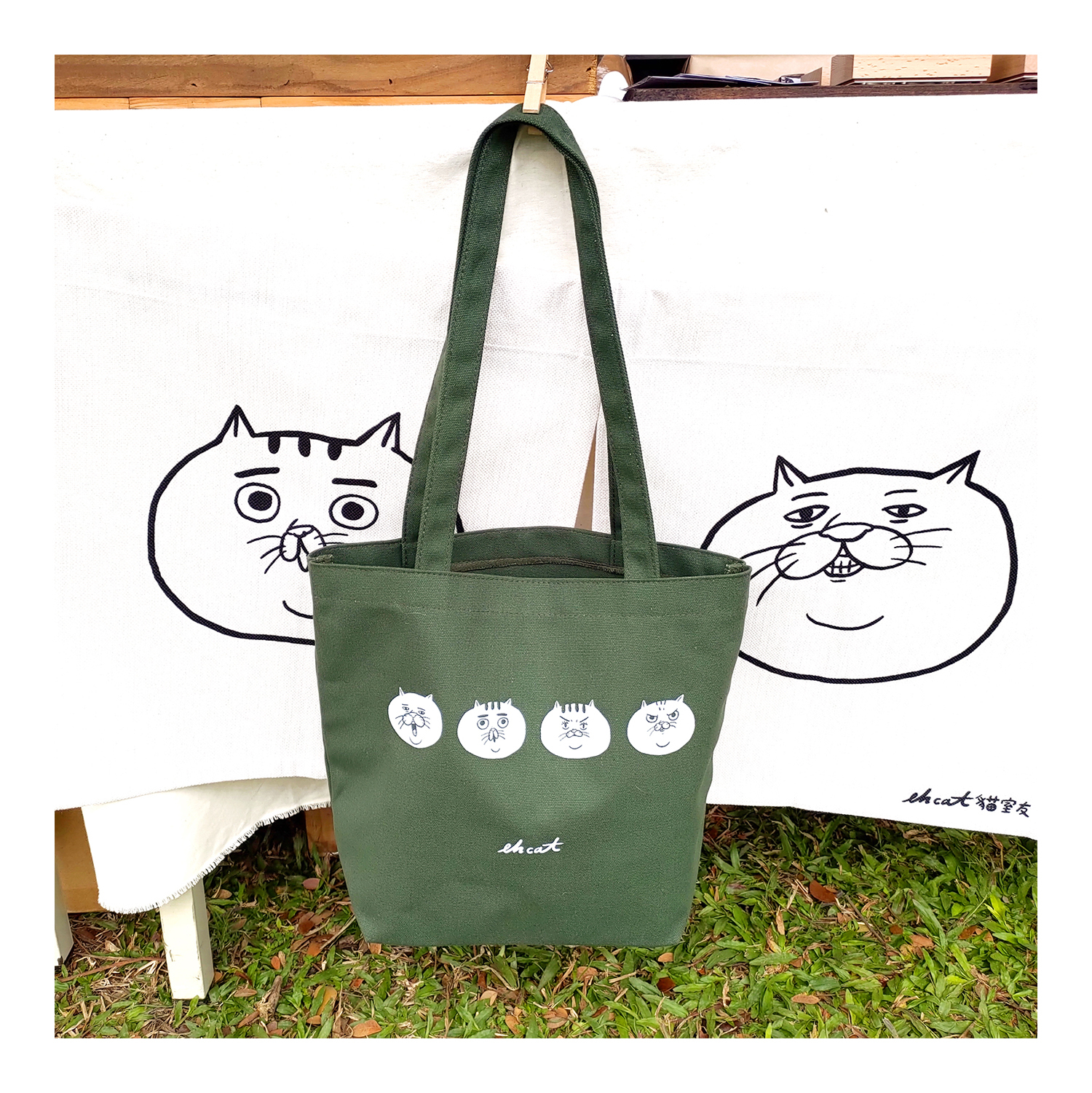 【ehcat貓室友】貓室友帆布袋