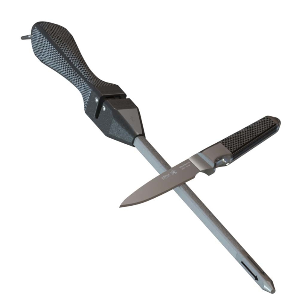 Quintum營業用廚刀雙用磨鋼棒