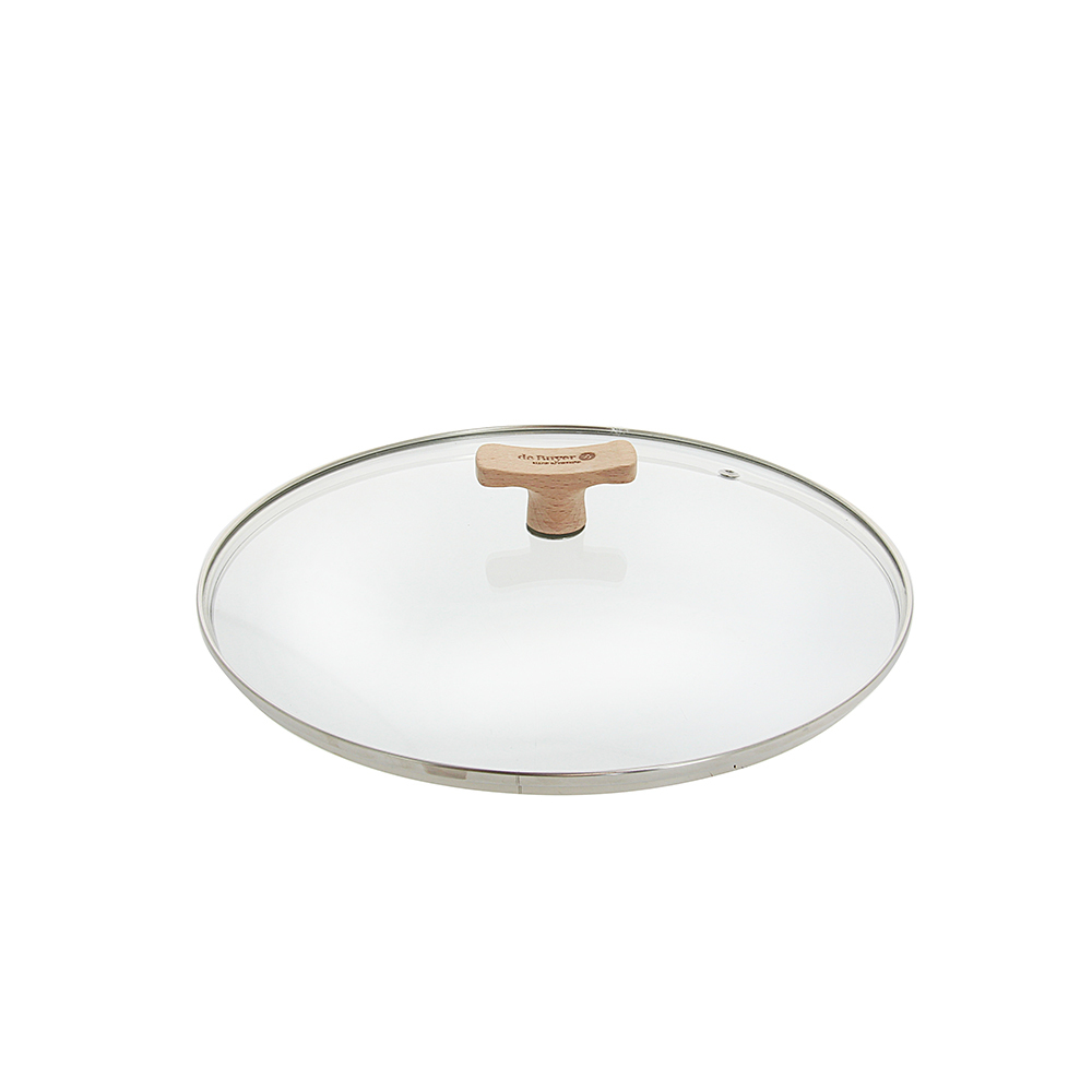 (微福利品)原礦木柄系列-玻璃炒鍋蓋